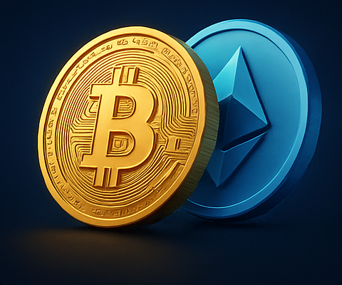 Kryptowährung kaufen für Anfänger – Bitcoin und Ethereum Münzen