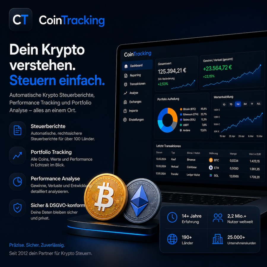 CoinTracking Steuer-Tool